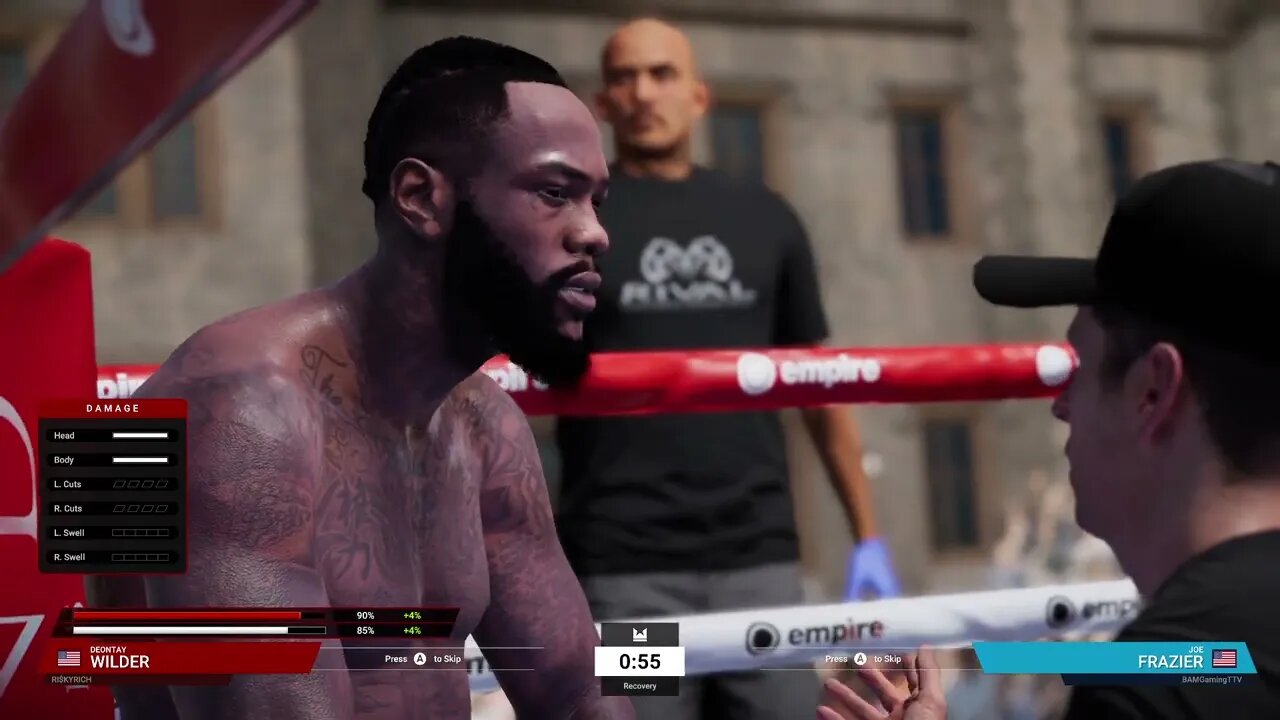 Undisputed Online Boxing Ranked Gameplay Deontay Wilder vs Joe Frazier (Chasing Platinum)