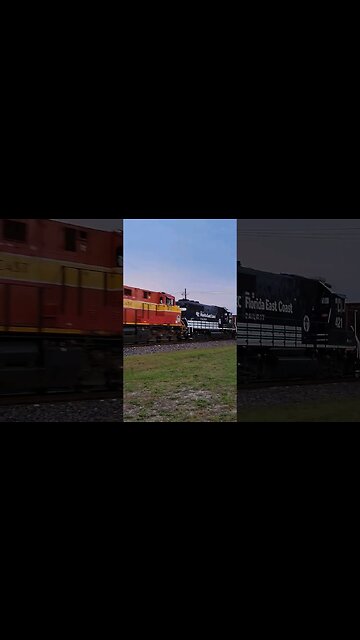 Florida East Coast Railway rock train at MP 111 Beville Rd South Daytona Apr. 29 2023 #fec