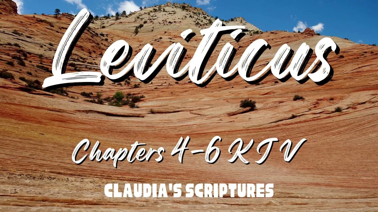 The Bible Series Bible Book Leviticus Chapters 4-6 Audio