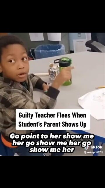 GUILTY TEACHER WALKS AWAY FROM DAD