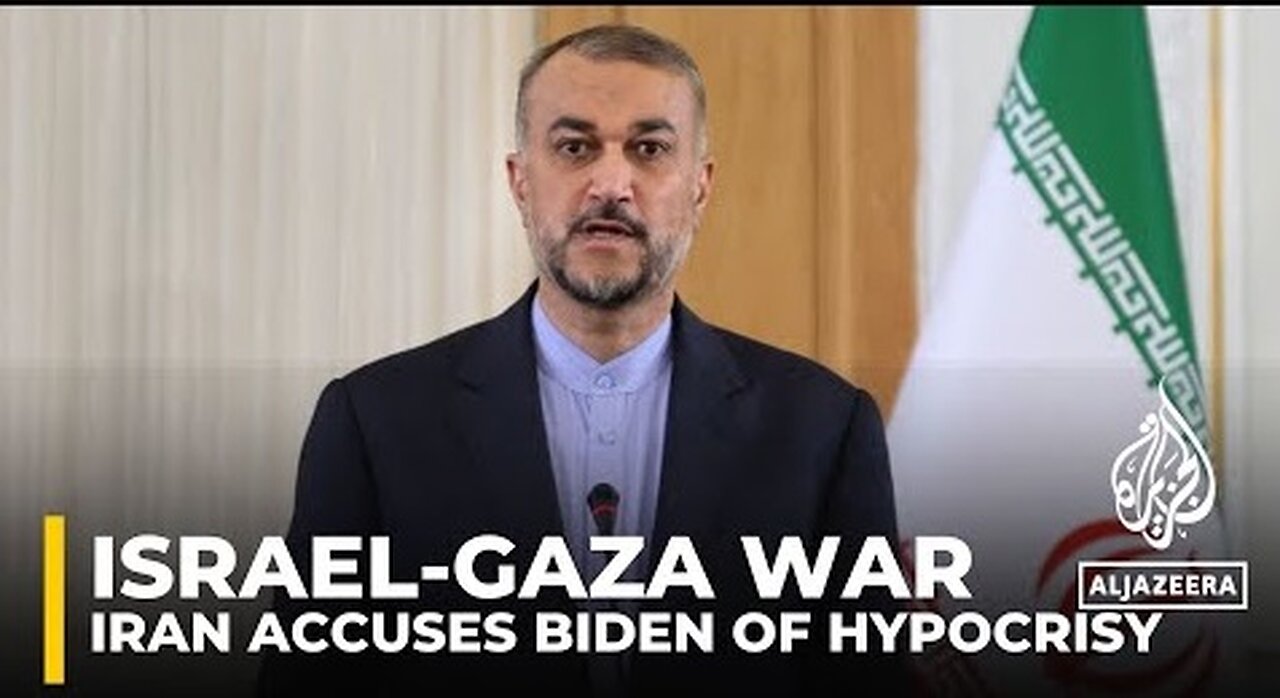 Israel-Gaza war: Iran accuses Biden of hypocrisy, denies directing Hamas