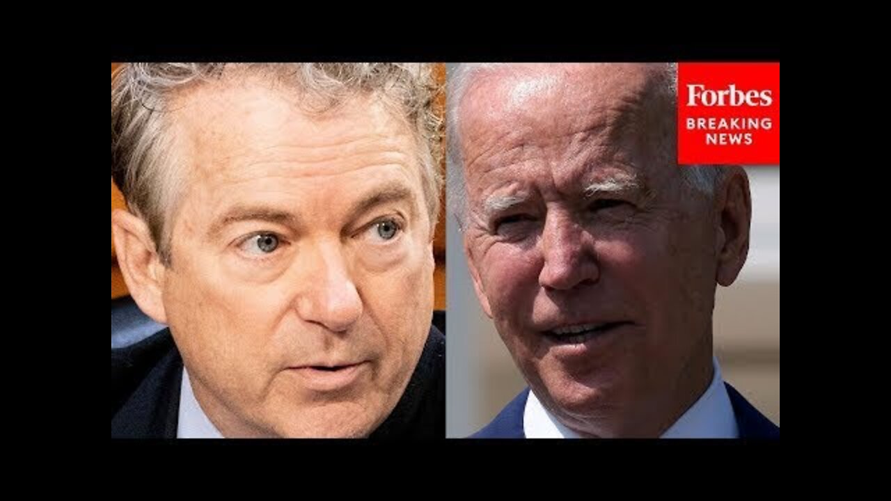 'It's A Bait And Switch': Rand Paul Casts Blame For Inflation