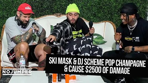 Ski Mask the Slump God & DJ Scheme Pop Champagne & Cause $2500 of Damage