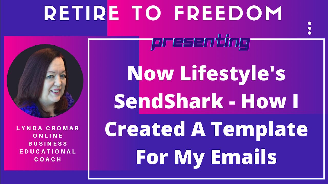 Now Lifestyle's SendShark - How I Created A Template For My Emails