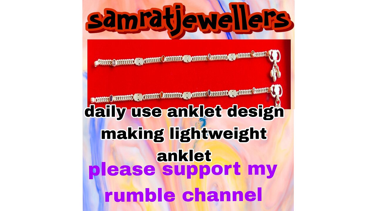 silver anklet making daily use anklet design