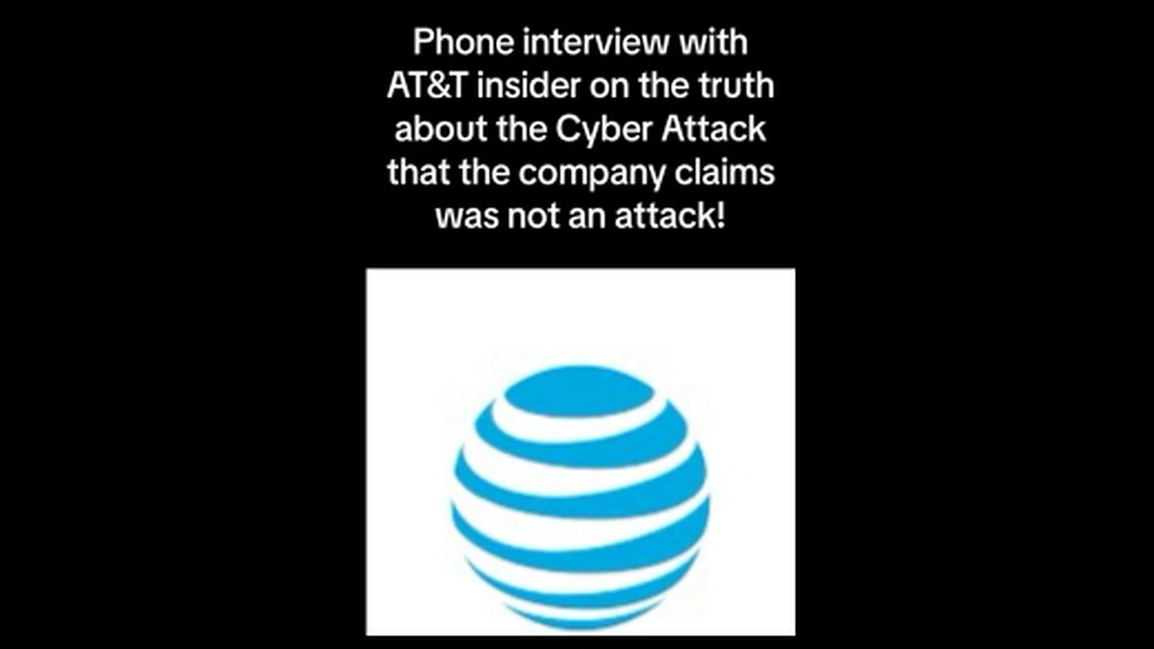 ATT Phone conversation sure sounds like EBS foreshadowing. Phil Maybe?