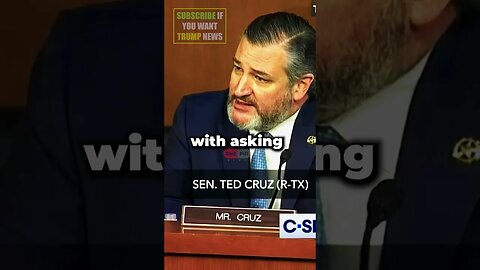 Senator Cruz Puts Biden's Attorney General In The HOT-SEAT! 🔥🔥 #shorts #news #politicalnews