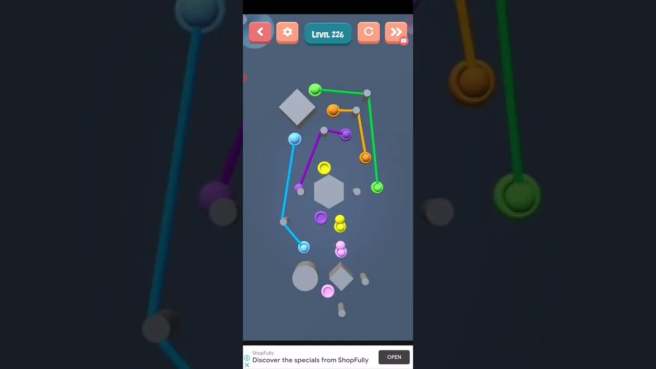 Color Rope Puzzle - Level 226