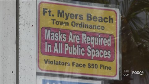 Fort Myers Beaches open, masks required