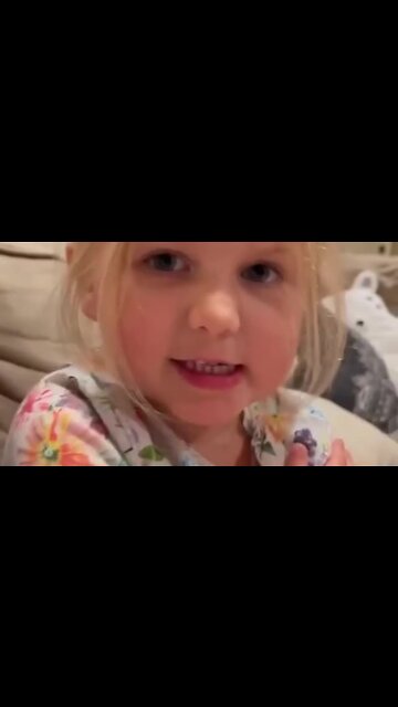 Polite Little Girl Doesn't Want To Say Bad Words On Camera