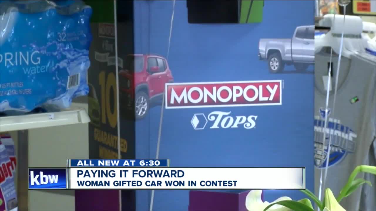 Paying it forward: woman is gifted car; uses it to help environment