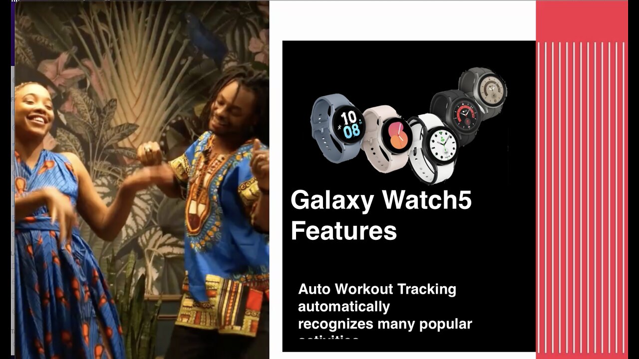 Samsung Galaxy Watch5 latest release and features. #Samsung watch5