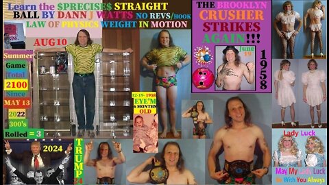 Learn how to become a better straight ball bowler #76 with Dann the CD born MAN on 8-10-22#76 bowl video