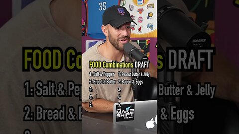 The FOOD COMBINATIONS Draft!! What Are The Best Food Combos? #shorts #food #combos #drafts