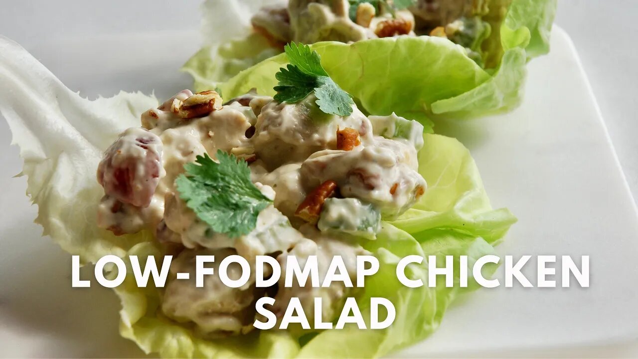 Low FODMAP Chicken salad