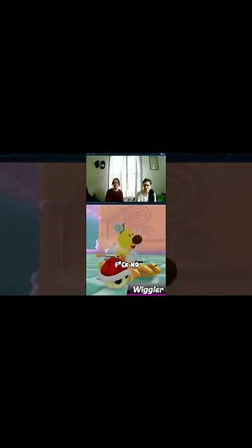 Wiggler #mariokart #boostercoursepass #shorts #reaction #nintendo #nintendodirect #viral #streamer