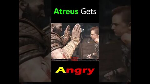 Atreus Gets Angry In GOD OF WAR | #shorts #godofwar