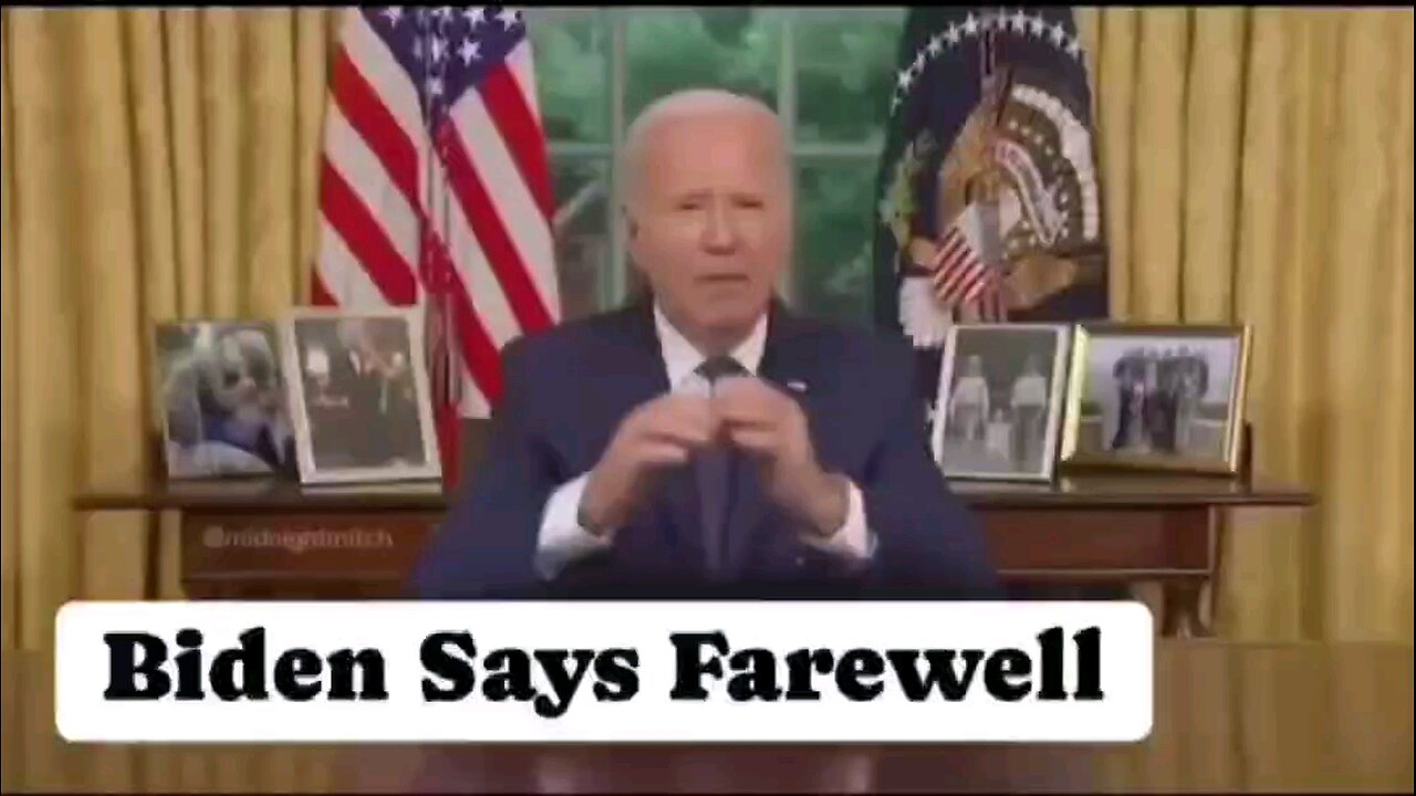 Biden Farewell Address! New Emergency Coming! Kamala to be the 47th President &run as an incumbent