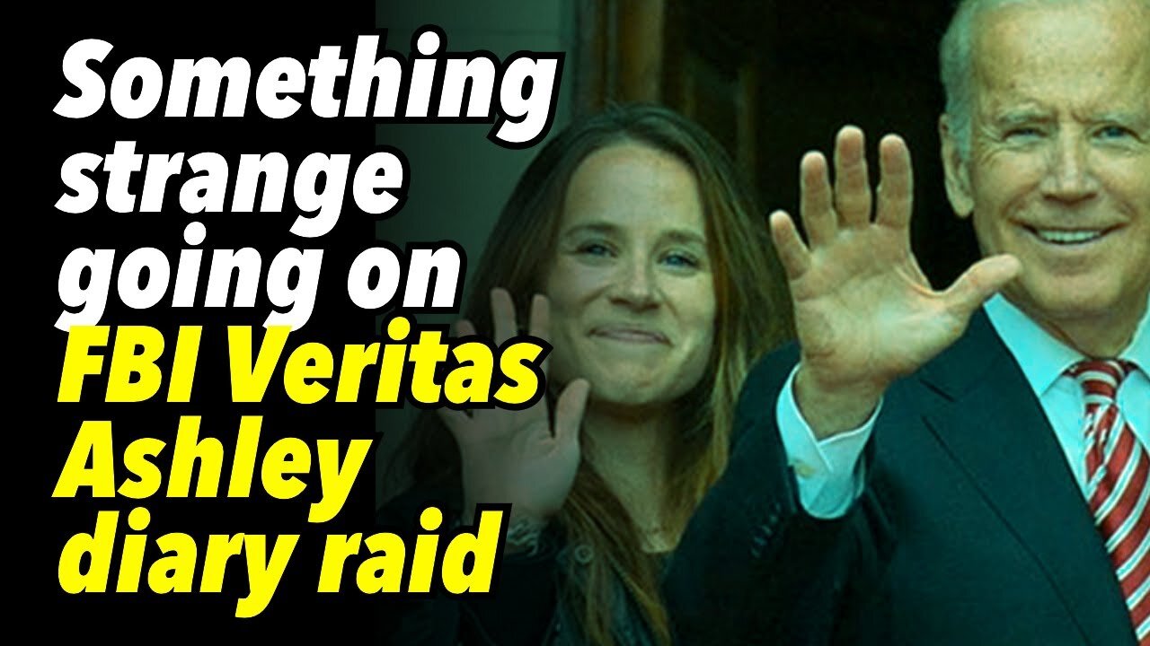 Something strange is going on. FBI Veritas Ashley Biden diary raid