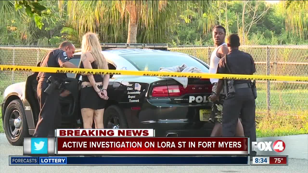 Active investigation on Lora Street in Fort Myers