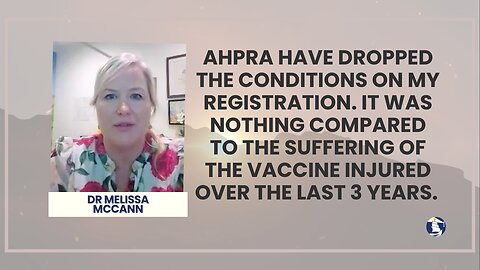 AHPRA have dropped the conditions on my registration.