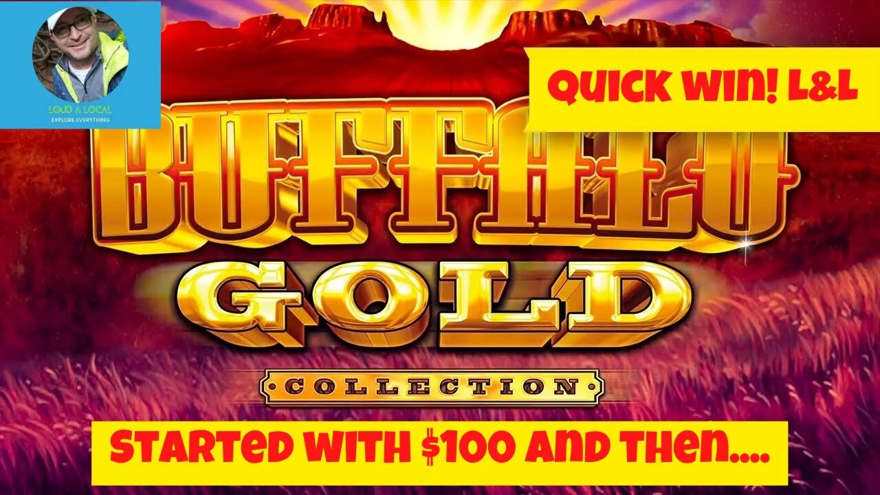 Started with $100 Buffalo Gold Collection Big Win Bonus! Loud & Local. Parx Casino!