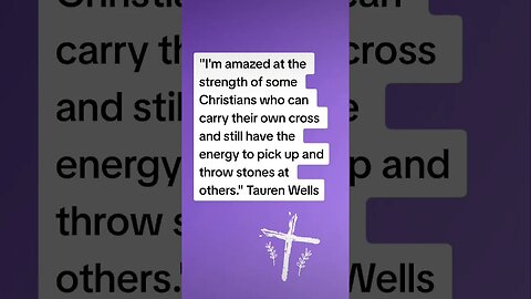 "I'm amazed at the strength of some Christians..." #TaurenWells