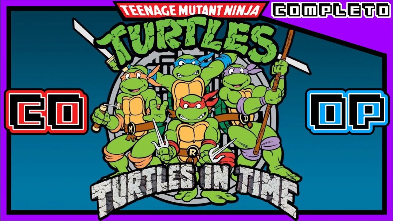 TMNT - Turtles in Time COOP Snes - COMPLETO