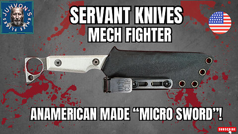 Servant Knives Mech Fighter! American Made "Micro Sword"!