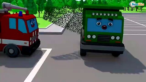 Monster Truck on the Road New Adventures! Trucks Cartoon for children