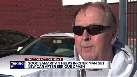 Strangers help buy Inkster man a car after his was totaled in crash