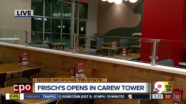 Frisch's Downtown location to open to public tomorrow