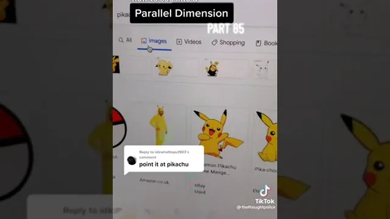 Efecto Mandela. Otra dimensión, cola de Pikachu.