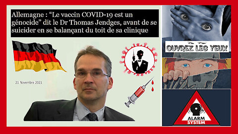 VACCINS ? "Plus royaliste que le roi" ce Docteur allemand se suicide en connaissance de cause ! (Hd 1080))