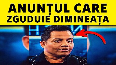 🔴 ANUNȚUL CARE ZGUDUIE DIMINEAȚA