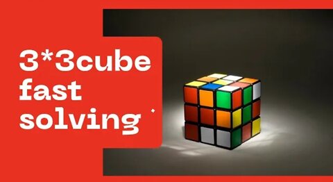 Rubiks cube || fast solving