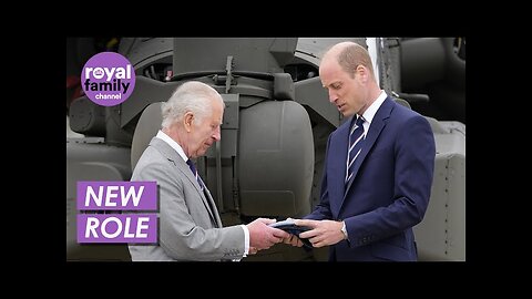 King Charles Hands Over Colonel-in-Chief of the Army Air Corps Role to Prince William