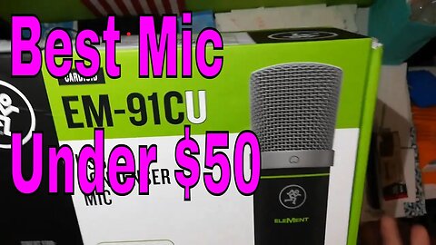 EM-91CU ~ Best Budget USB Condenser Microphone Under $50 ~ Unboxing And Test