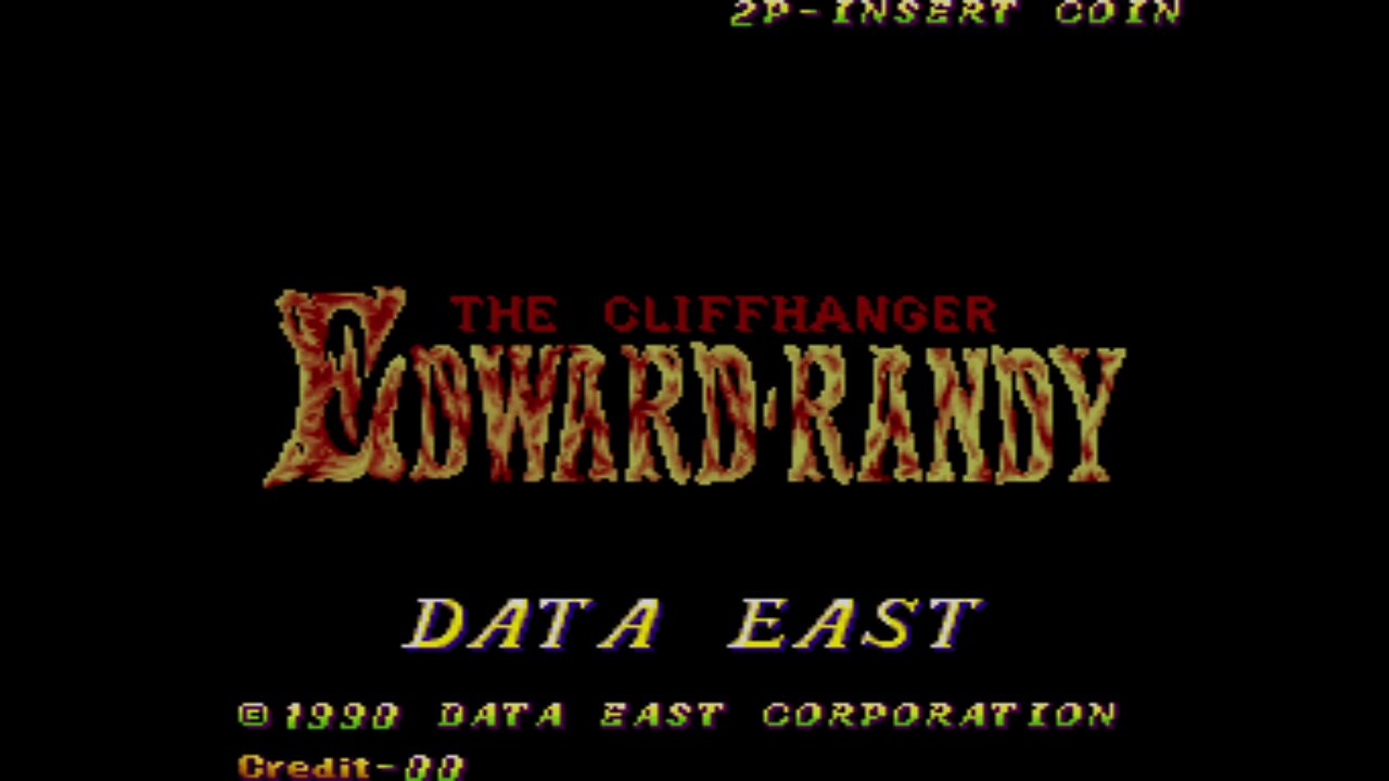 The Cliffhanger Edward Randy, Arcade Game, Data East 1990, longplay