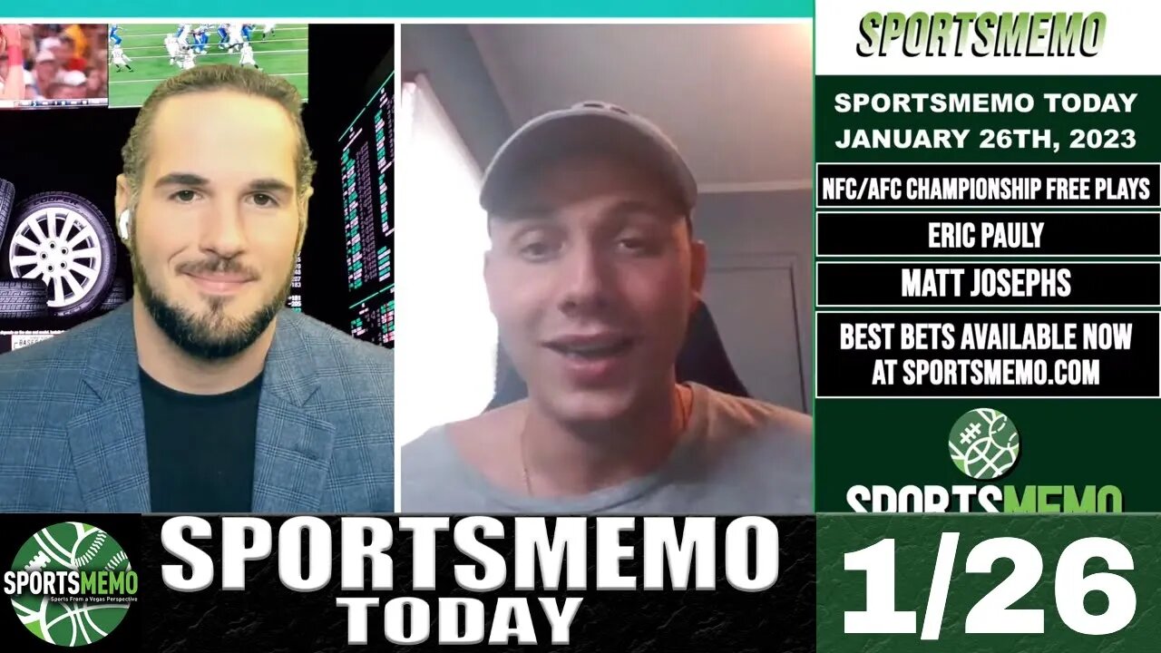 Free Sports Picks | NFL Conference Championship Predictions and Props | SportsMemo Today 1/26