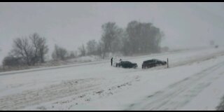 Snow Storm today in Mingo, IOWA