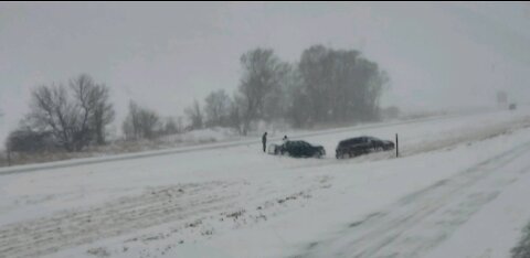 Snow Storm today in Mingo, IOWA