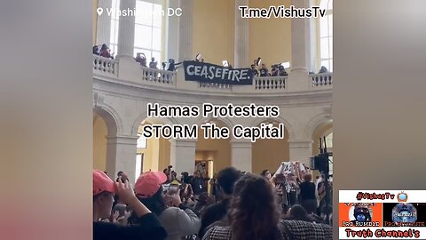 Hamas Protesters STORM The Capital... #VishusTv 📺