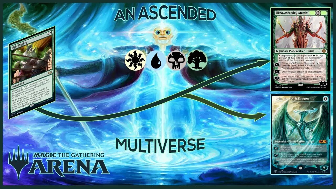 4 Color Ascended Multiverse | MTG Arena (Explorer Ranked)