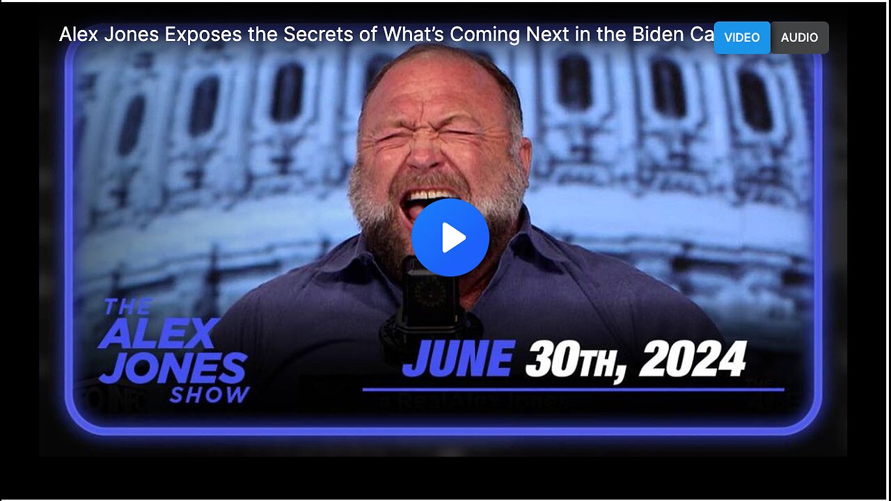 Alex Jones Exposes the Secrets of What’s Coming Next in the Biden Catastrophe