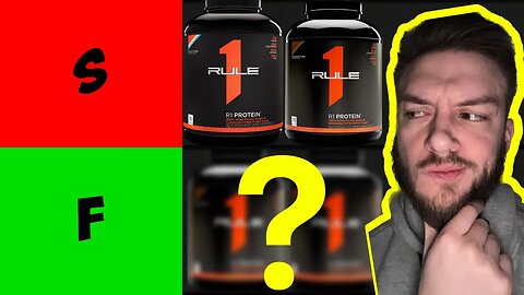 BEST RULE1 R1 Protein Flavor Tier List