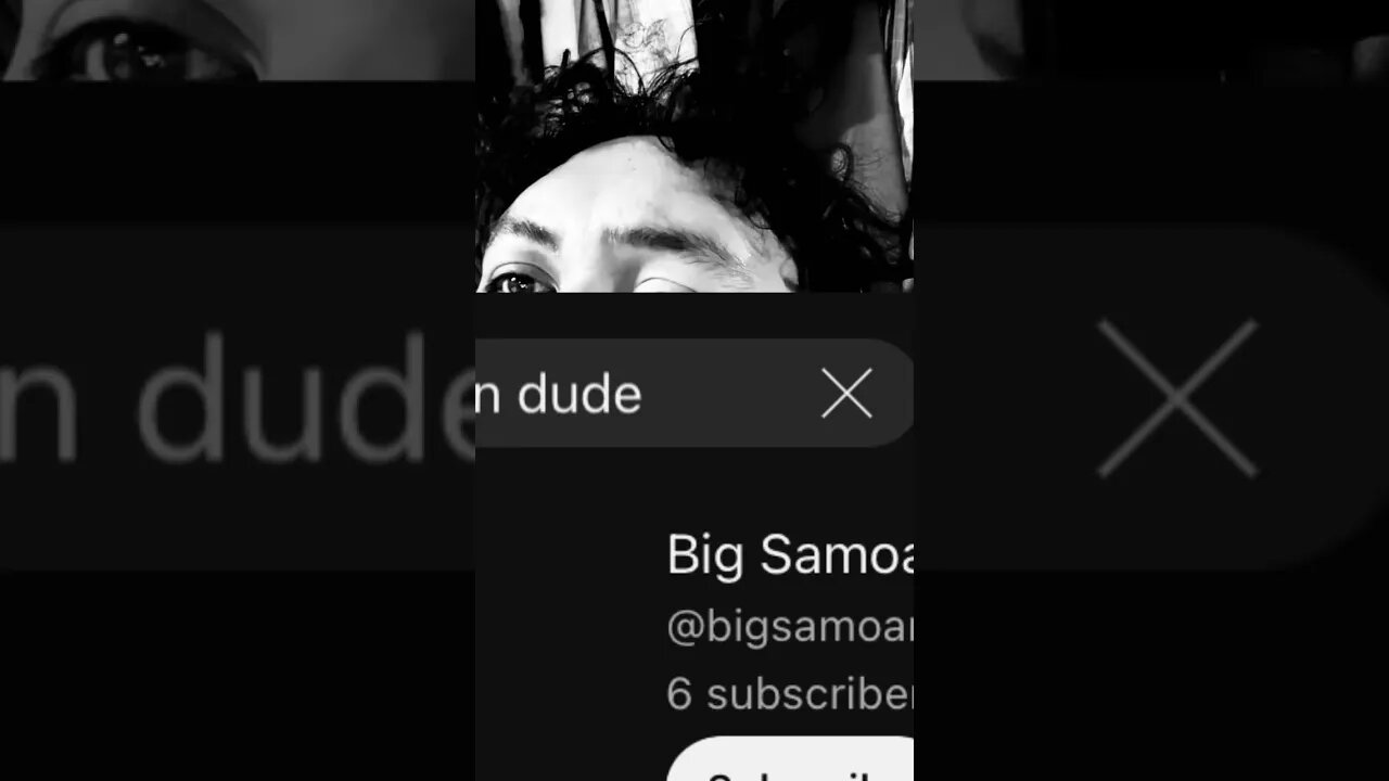 Sub to my back up Big Samoan dude