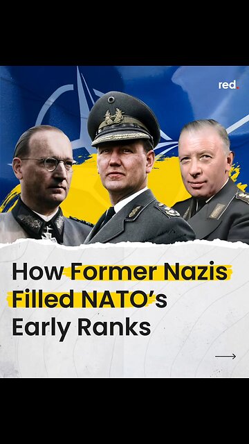 How Zionist Nazis turned Zionist mil. org. NATO into the org it's today. WW2; a false flag operation