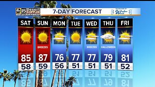 Cooler weather heading for the Valley