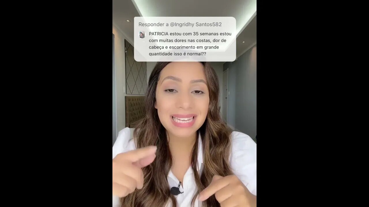 Estou com 35 semanas e com muita dor nas costas